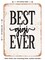 DECORATIVE METAL SIGN - Best Gigi Ever - 2 - Vintage Rusty Look